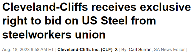 Cleveland-Cliffs US Steel deal