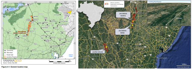 Jacobina Mine & Property, Jacobina Norte, Lavra Velha Heap Leach Opportunity