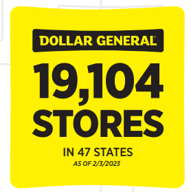 Dollar General Stores Number