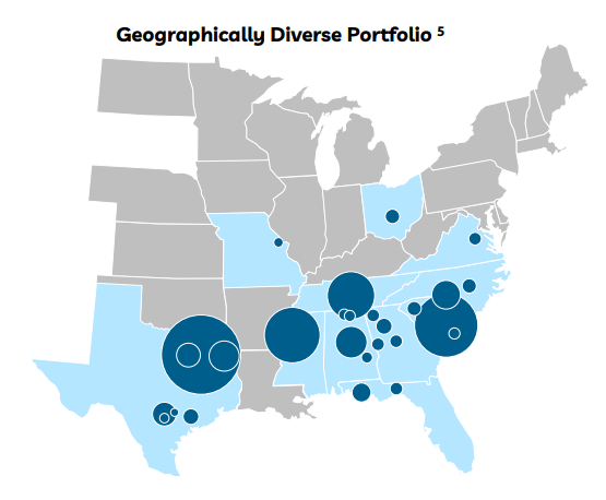 BRT Geographical Distribution