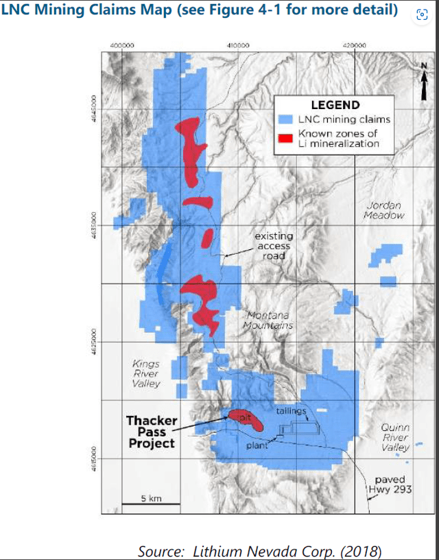 Lithium Americas, Lithium in Nevada,