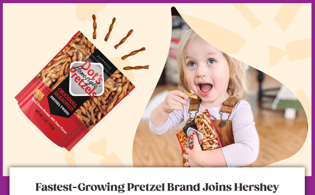 Hershey Dot's Pretzels Acquisition