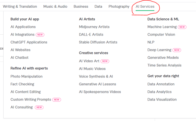 Fiverr website
