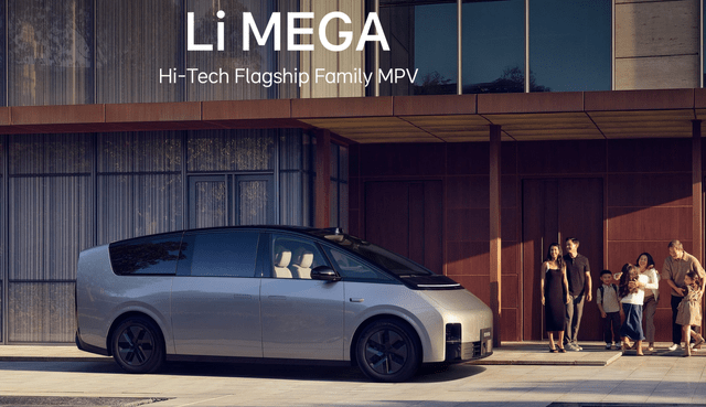 Li MEGA high-tech flagship family MPV