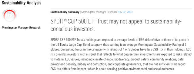 SPY ESG