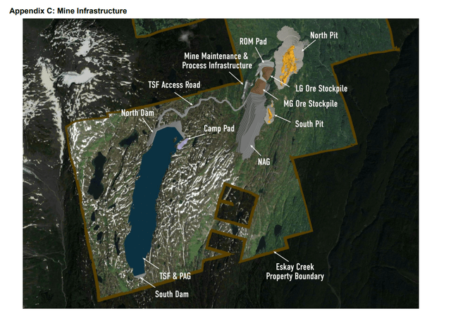 Eskay Creek Planned Mine Infrastructure