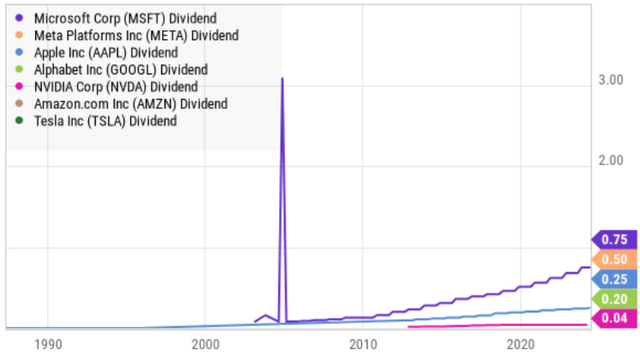 Mega Cap Dividends