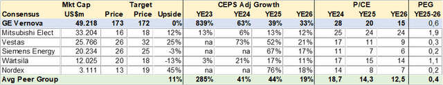 Peer Valuation