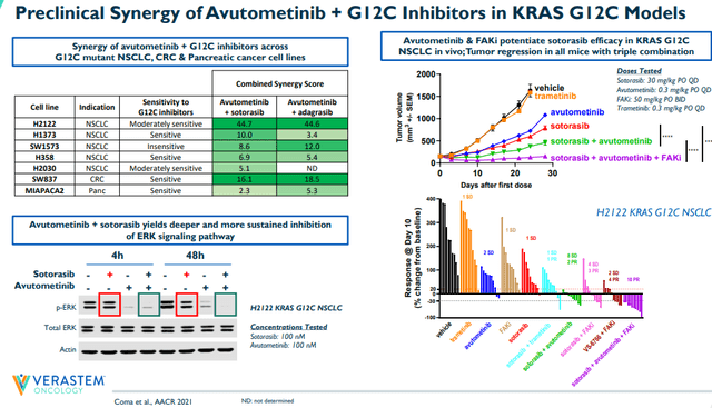 Preclinical data demonstrating synergy potential