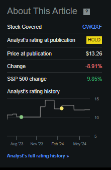 Seeking Alpha Castellum RoR