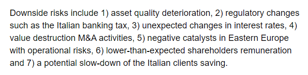 Mare Ev. Lab previous risk section