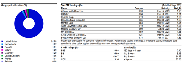 BKLN portfolio allocation