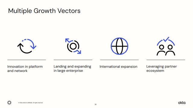 Okta's multiple growth vector's