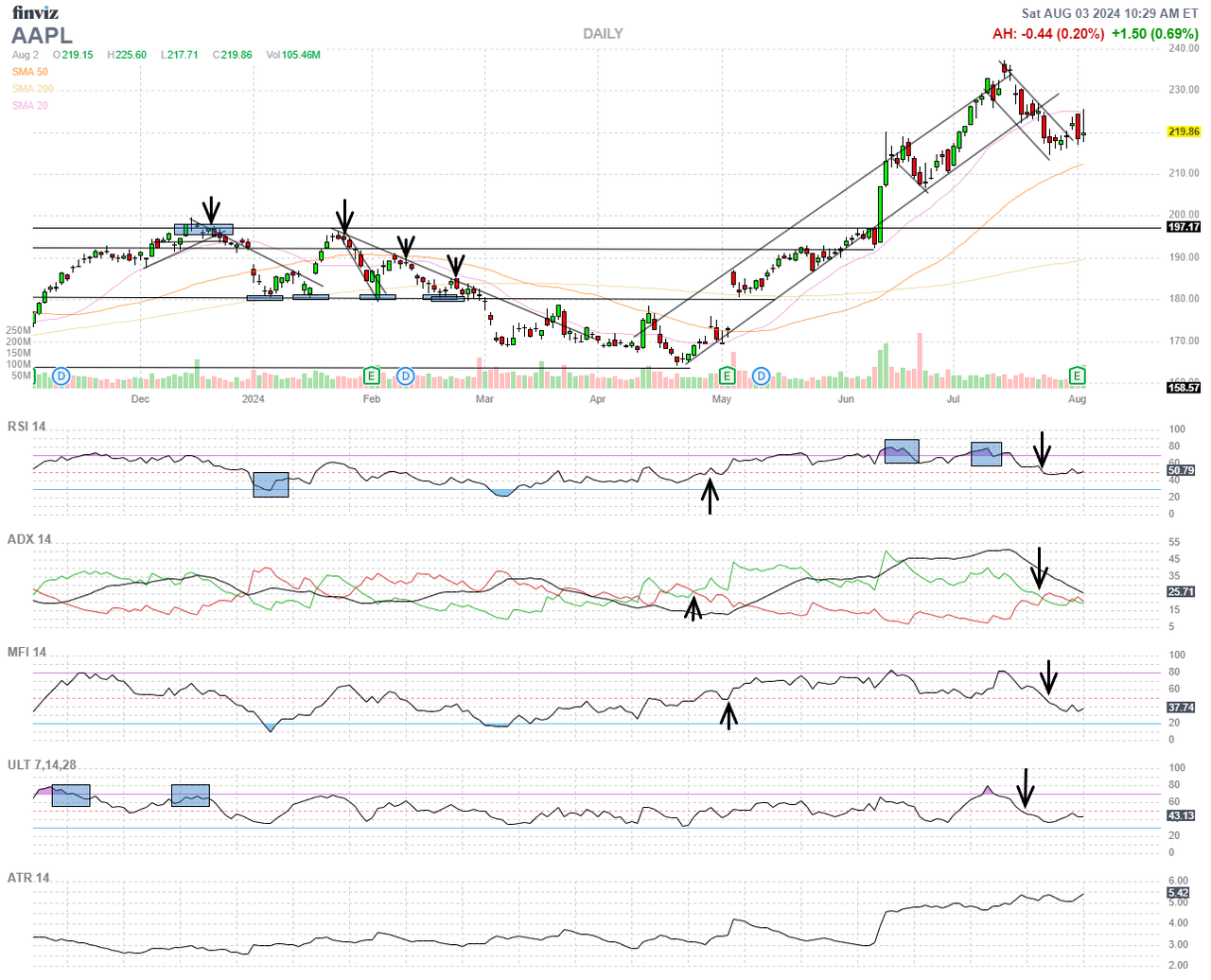 Finviz Chart AAPL