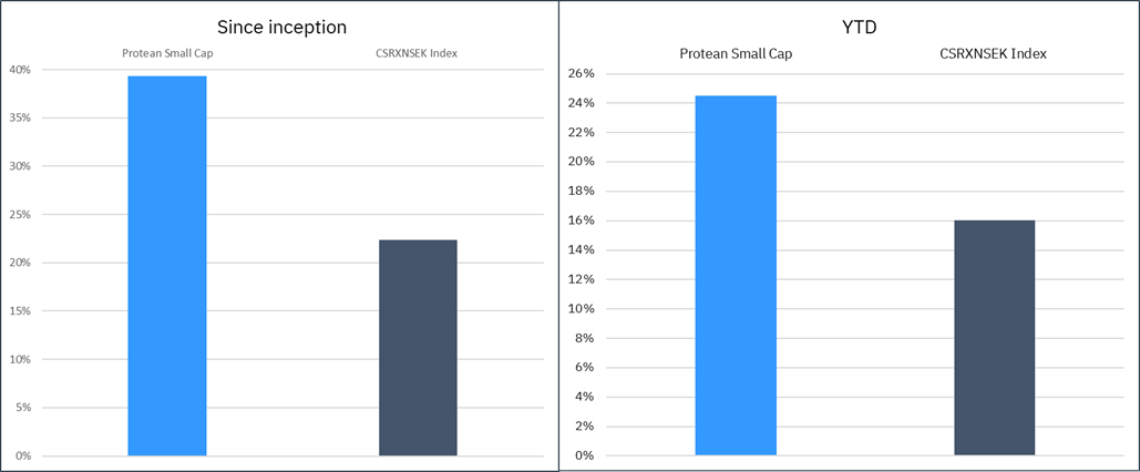 Protean Small Cap performance update for July