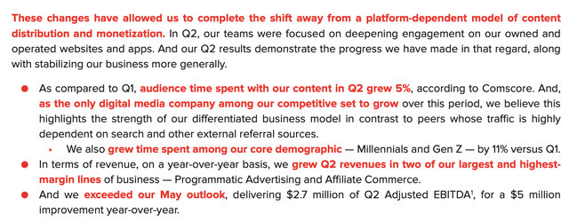 BuzzFeed, Inc.'s Q2 FY 2024 Investor Letter (August 12, 2024)