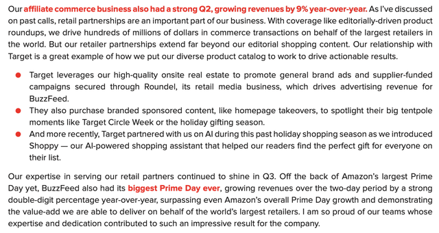 BuzzFeed, Inc.'s Q2 FY 2024 Investor Letter (August 12, 2024)