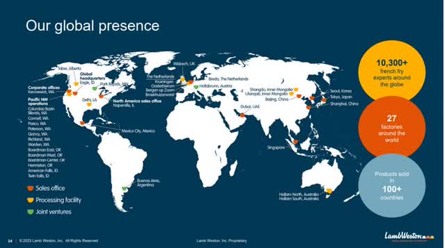 Lamb Weston Global Presence