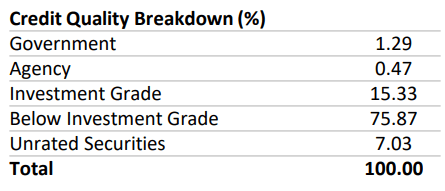 DSL Holdings by Credit Quality